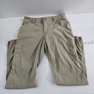 Duluth Women's Dry on the Fly Bootcut Cargo Pant 14x35 beige‎ tan 6618